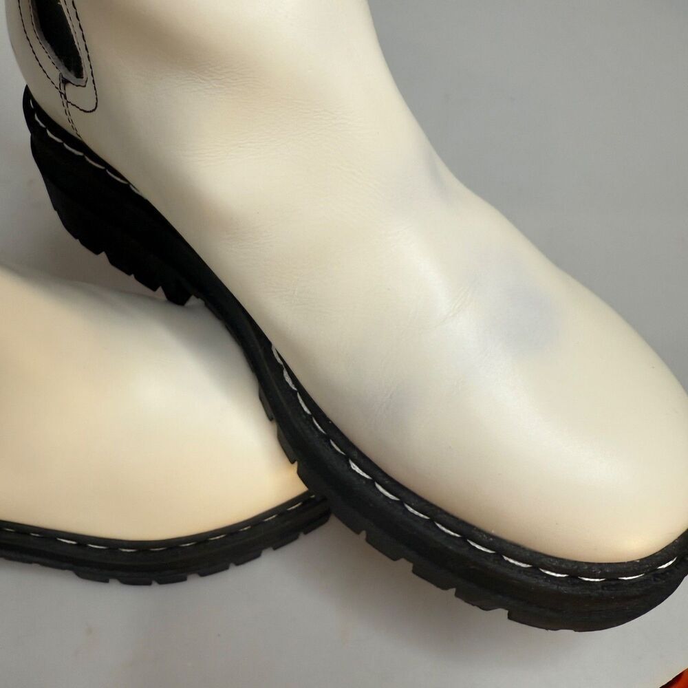 Marc Fisher “170” Ivory Leather Pull-On Ankle Boots Women’s Size 6M MLPADMIA - Picture 14 of 16